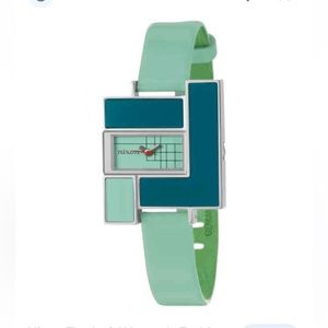 Nixon Teal and Mint Women's Watch